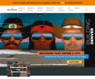 Coloradohistory.org(History Colorado) Screenshot