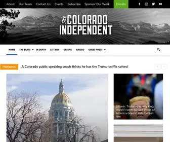Coloradoindependent.com(The Colorado Independent) Screenshot