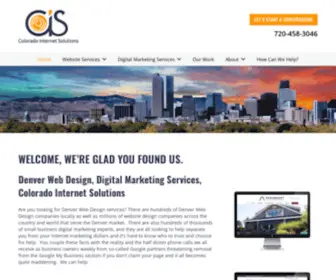 Coloradointernetsolutions.com(Denver Web Design) Screenshot