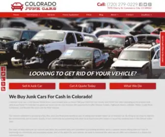 Coloradojunkcars.com(Colorado Junk Cars) Screenshot