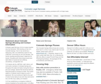 Coloradolegalservices.org(Colorado Legal Services) Screenshot