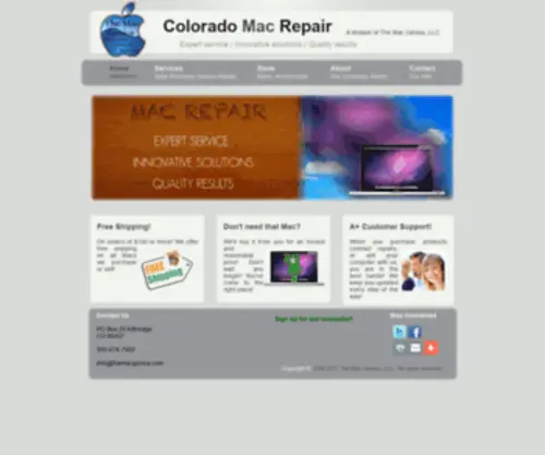 Coloradomacrepair.com(Colorado Mac Repair) Screenshot