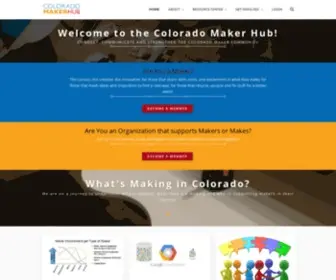 Coloradomakerhub.org(Colorado Maker Hub) Screenshot