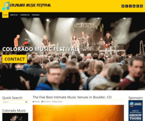 ColoradomusicFest.org(Colorado Music Fest) Screenshot