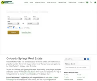 Coloradopeakre.com(Colorado Springs Real Estate) Screenshot