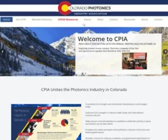 Coloradophotonics.org(CPIA l Colorado Photonics Industry Association) Screenshot
