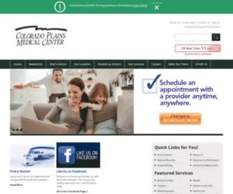 Coloradoplainsmedicalcenter.com(Colorado Plains Medical Center) Screenshot