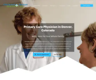 Coloradoprimaryhealthcare.com(Primary Care Physician Denver) Screenshot