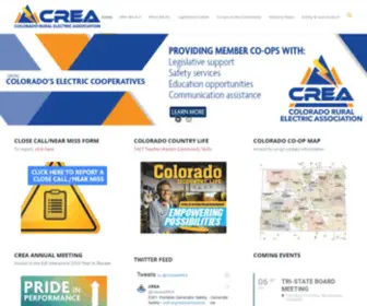 Coloradorea.org(Colorado Rural Electric Association) Screenshot