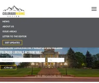 Coloradorisingaction.org(Colorado Rising Action is a non) Screenshot