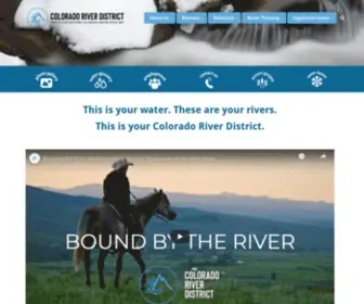 Coloradoriverdistrict.org(Colorado River Water Conservation District) Screenshot