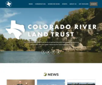 Coloradoriverlandtrust.org(Colorado River Land Trust) Screenshot