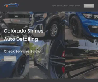 Coloradoshinesdetailing.com(Colorado Shines) Screenshot