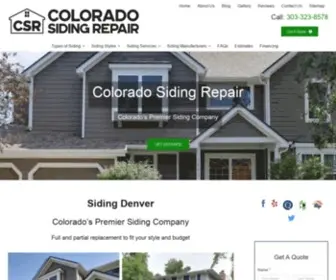 Coloradosidingrepair.com(Siding Denver) Screenshot