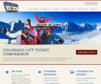 Coloradoskiauthority.com(Where to ski in Colorado) Screenshot