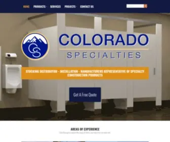 Coloradospecialties.com Screenshot