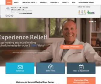 Coloradospineanddisc.com(Summit Medical Care Center) Screenshot