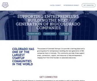 Coloradostartups.org(Colorado Startups) Screenshot