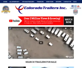 Coloradotrailersinc.com(Colorado Trailers Inc) Screenshot