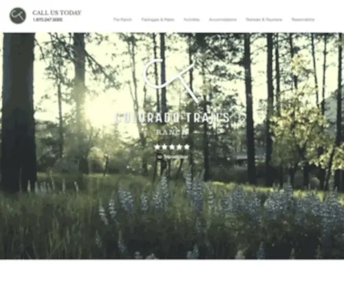 Coloradotrails.com(All-inclusive ranch-style experience) Screenshot