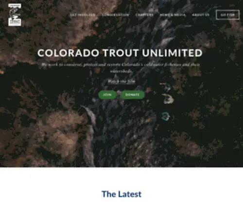 Coloradotu.org(Colorado Trout Unlimited) Screenshot