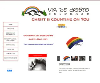 Coloradovdc.org(Colorado Via de Cristo) Screenshot