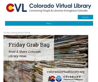 Coloradovirtuallibrary.org(Connecting People & Libraries throughout Colorado) Screenshot