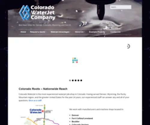 Coloradowaterjet.com(Coloradowaterjet) Screenshot