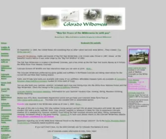 Coloradowilderness.com(Colorado Wilderness Elk Hunts) Screenshot