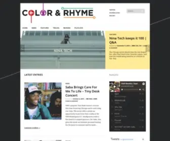 Colorandrhyme.com(Color & Rhyme) Screenshot