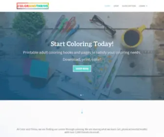 Colorandthrive.com(colorandthrive) Screenshot