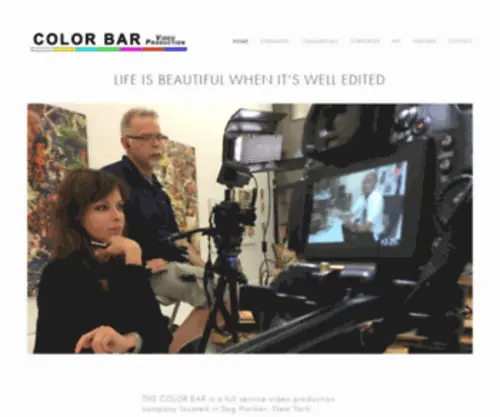 Colorbarvideo.com(Color Bar Video) Screenshot