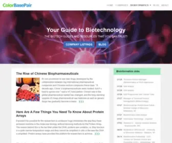 Colorbasepair.com(Bioinformatics) Screenshot