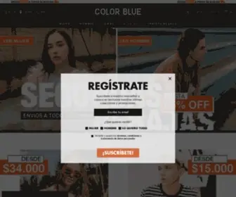 Colorblue.com.co(COLOR BLUE) Screenshot
