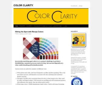 Colorclarity.net(COLOR CLARITY) Screenshot