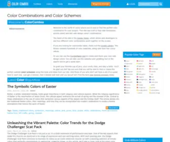 Colorcombos.com(Color Combinations) Screenshot