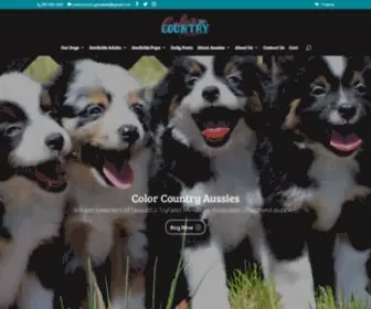 Colorcountryaussies.com(Color Country Aussies) Screenshot