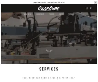 Colorcubecreative.com(Colorcube Print Co) Screenshot