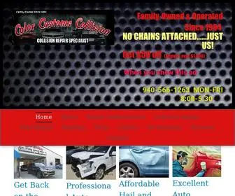 Colorcustoms.com(Color Customs Collision Repair Specialist) Screenshot