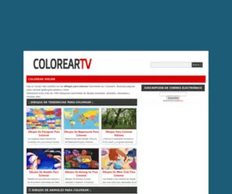 Coloreartv.com(Dibujos Para Colorear) Screenshot