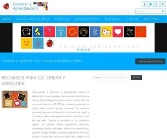 Colorearyaprender.com(Colorear y aprender) Screenshot