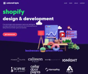 Coloredbyte.com(Your Shopify Agency) Screenshot