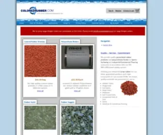 Coloredrubber.com(Colored Rubber) Screenshot