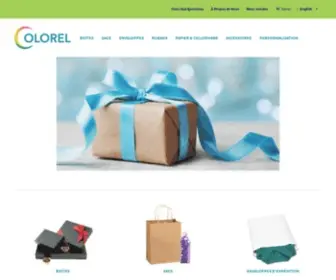 Colorel.ca(Fournisseur d’Emballage Cadeau et Alimentaire) Screenshot