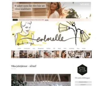 Colorelle.se(Colorelle modeblogg) Screenshot