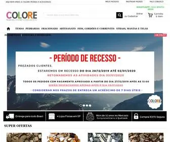 Colorepedrarias.com(Pedrarias, Aviamentos e Acess) Screenshot