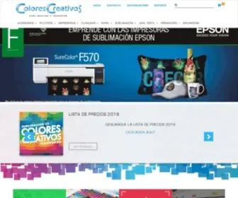 Colorescreativos.com(Colores Creativos) Screenshot