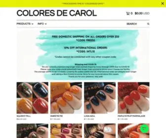 Coloresdecarol.com(Colores de Carol) Screenshot