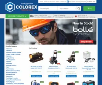 Colorex.co.nz(Colorex Trade & Hire) Screenshot