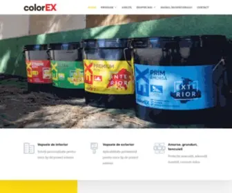 Colorexpaints.ro(Colorex Paints) Screenshot